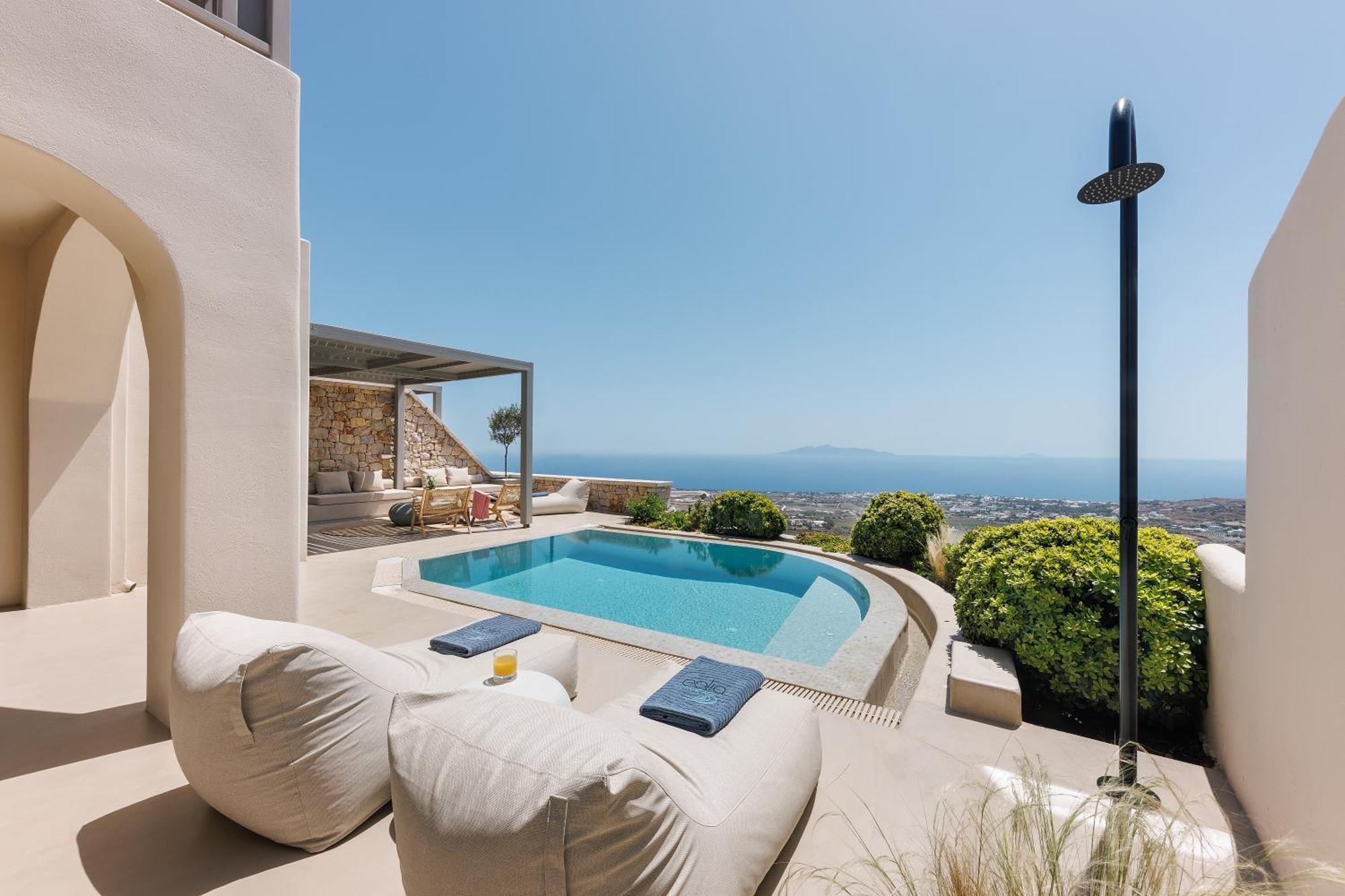 Eolia Luxury Villas Pyrgos Kallistis Exterior foto