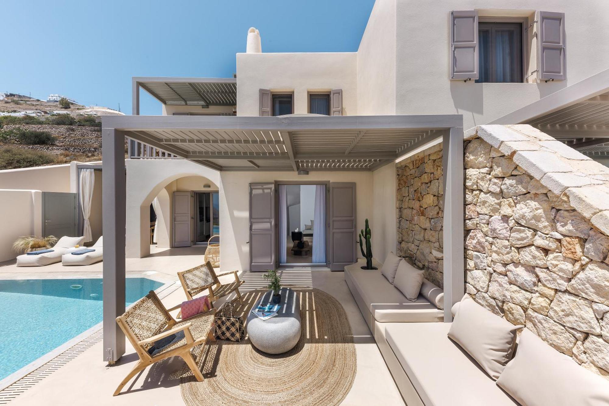 Eolia Luxury Villas Pyrgos Kallistis Exterior foto