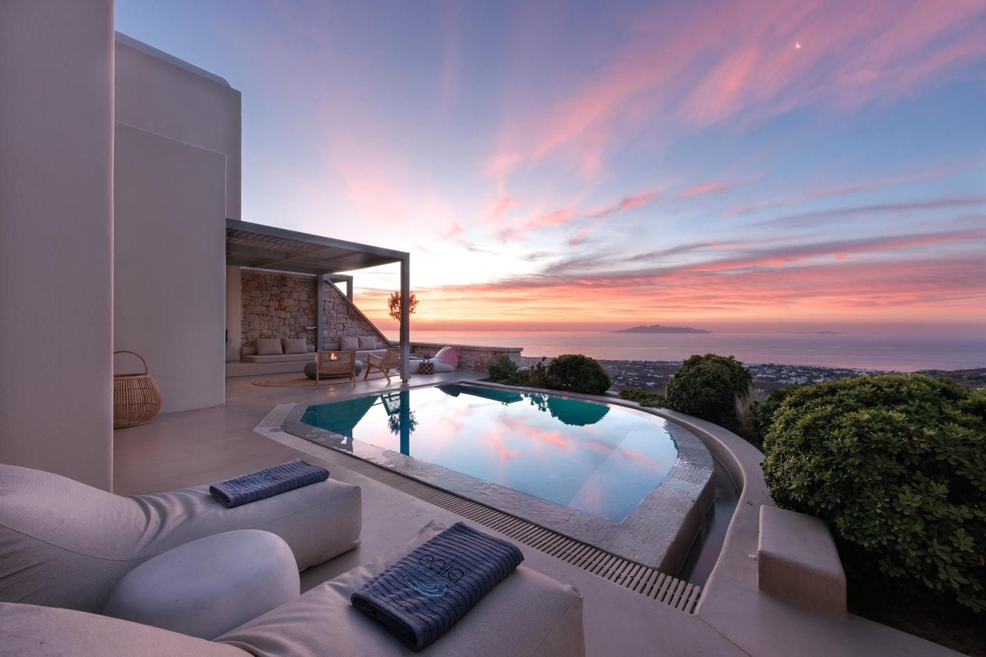 Eolia Luxury Villas Pyrgos Kallistis Exterior foto