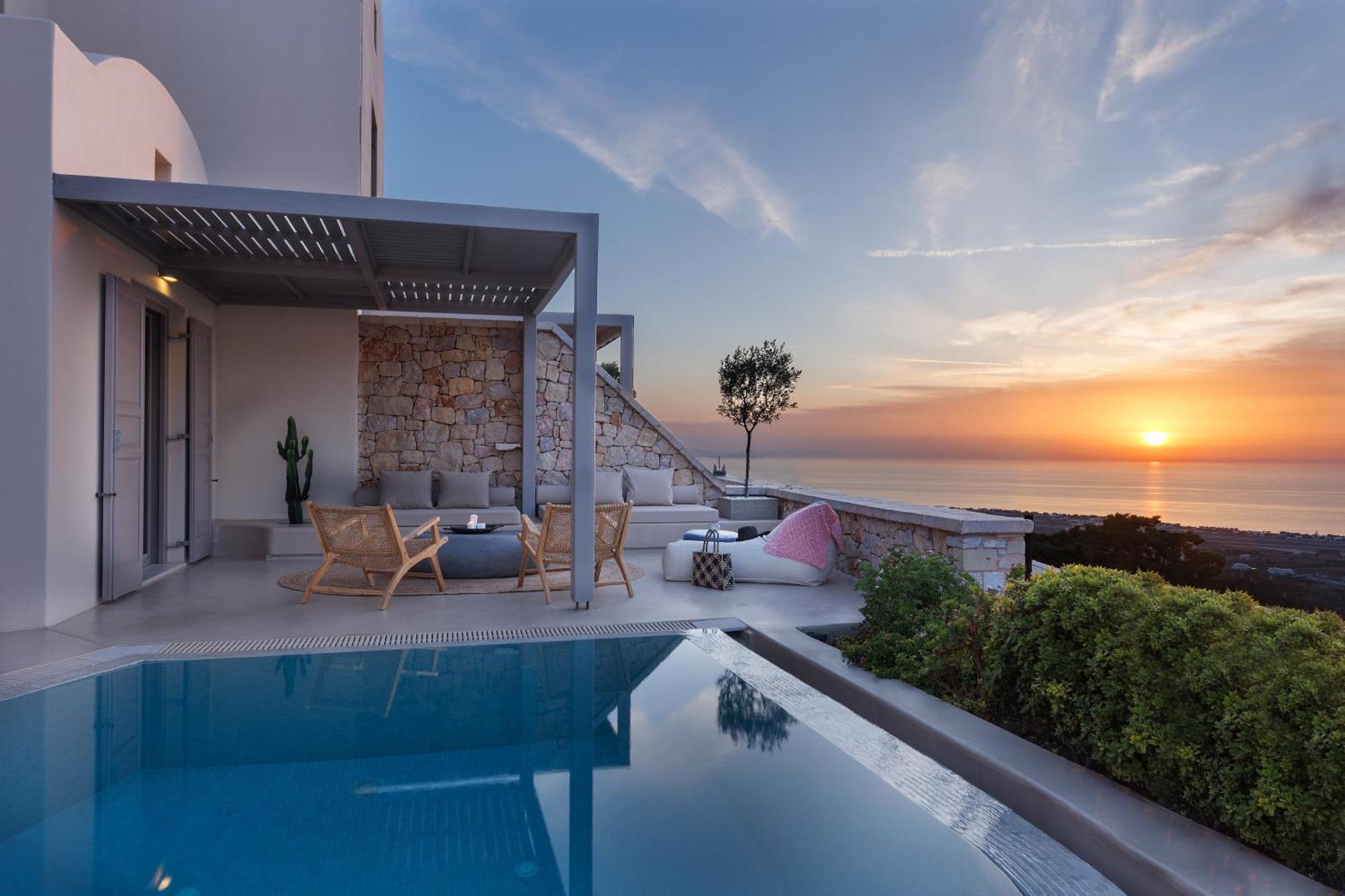 Eolia Luxury Villas Pyrgos Kallistis Exterior foto