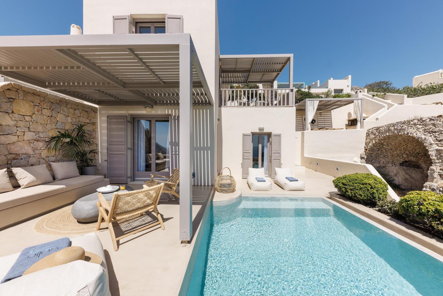 Eolia Luxury Villas Pyrgos Kallistis Exterior foto