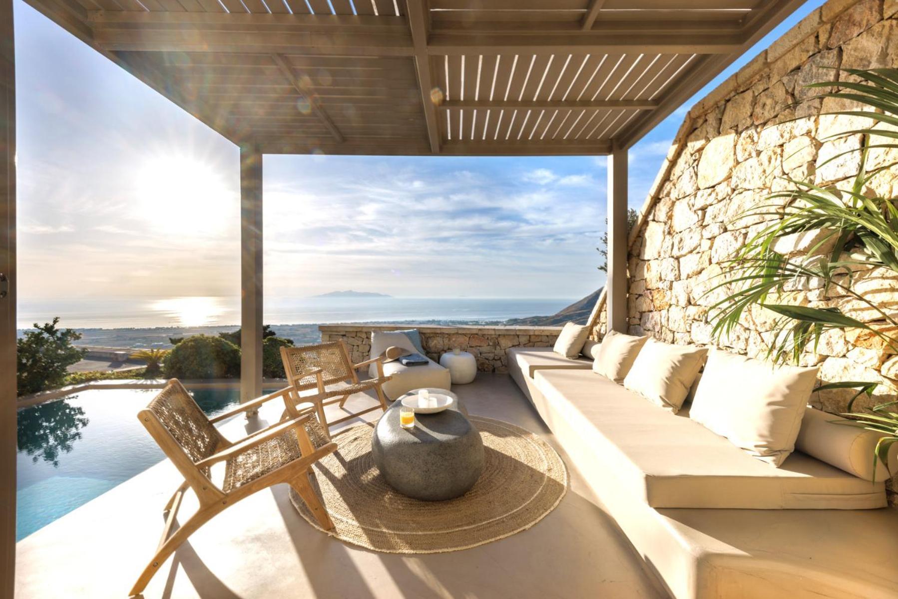 Eolia Luxury Villas Pyrgos Kallistis Exterior foto