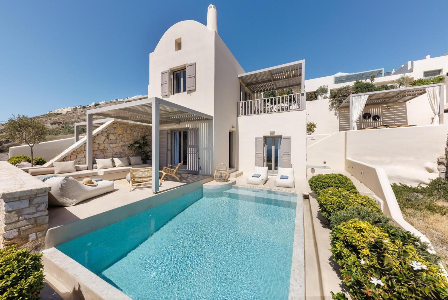 Eolia Luxury Villas Pyrgos Kallistis Exterior foto